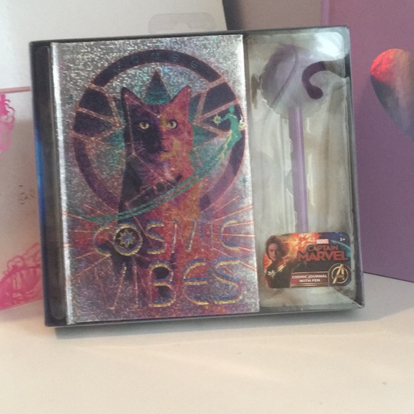 Captain Marvel journal with pen . Cosmic vibes - Picture 1 of 5